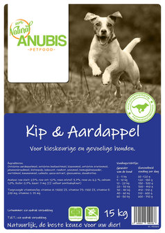 Kip &amp; Aardappel 15kg